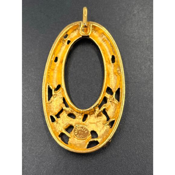 Jose Barrera For Avon Vintage 1994 
Hibiscus Pendant and Clip On Earrings Set - Picture 7 of 9